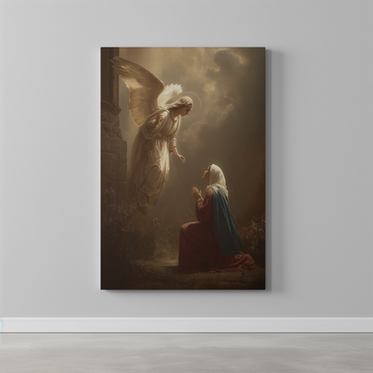 Angelus Matte Canvas Print - Religious Wall Art