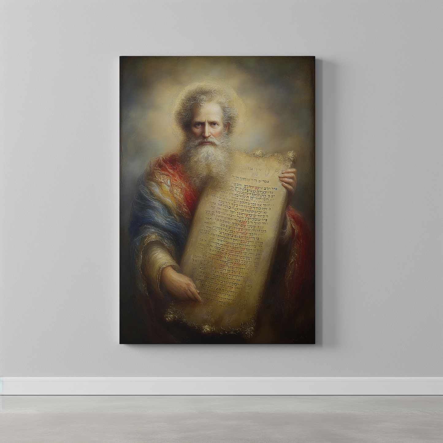 10 Commandments Matte Canvas Wall Art