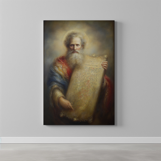 10 Commandments Matte Canvas Wall Art