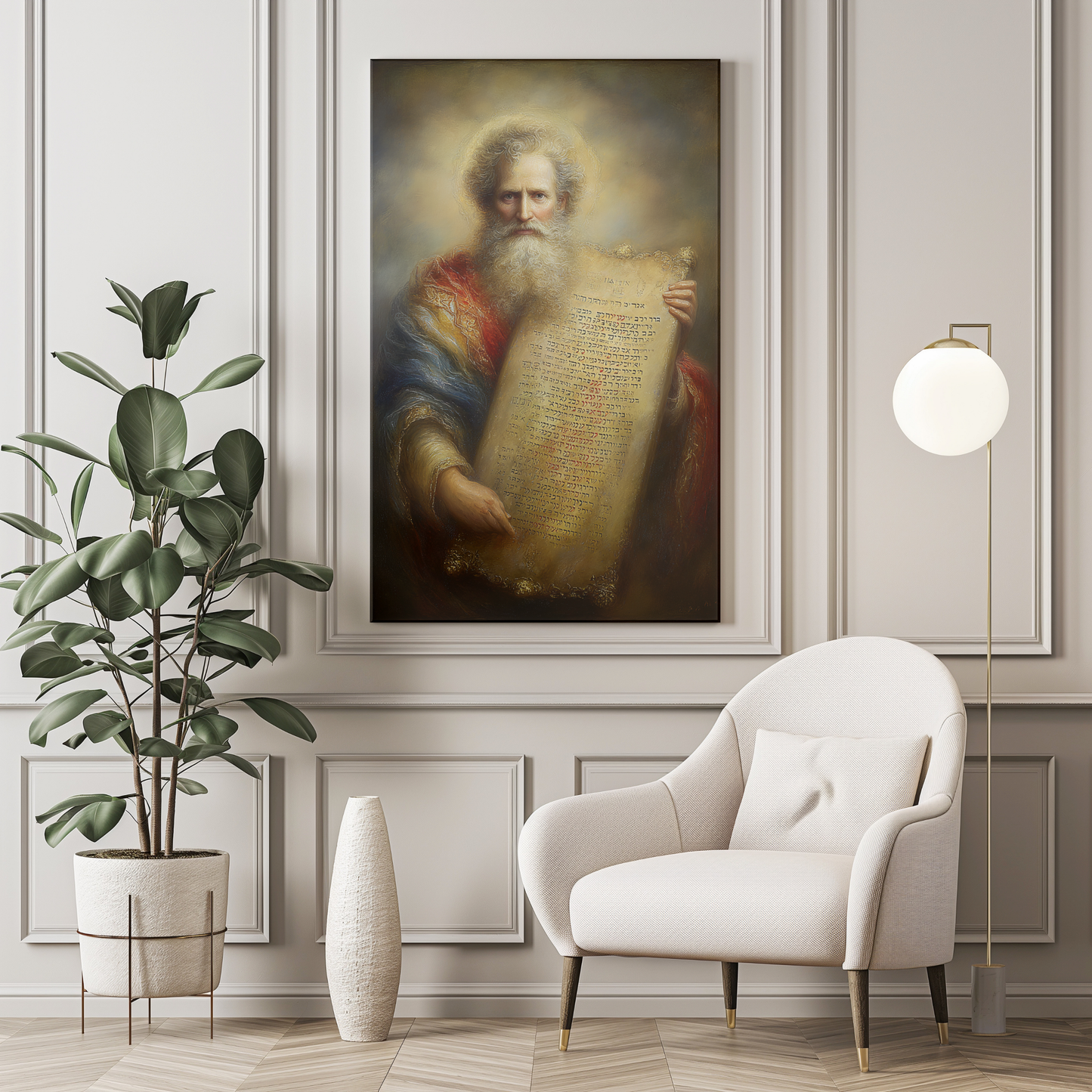 10 Commandments Matte Canvas Wall Art