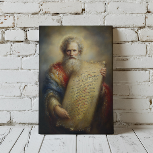 10 Commandments Matte Canvas Wall Art