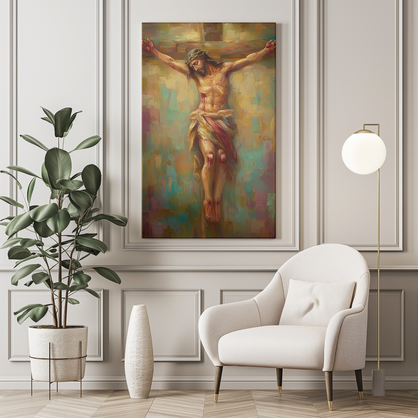 Anima Christi Matte Canvas Print - Religious Wall Art