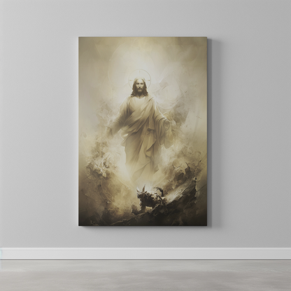 Binding Prayer of Protection Matte Canvas Wall Art