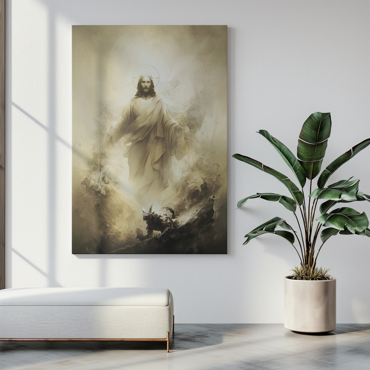 Binding Prayer of Protection Matte Canvas Wall Art