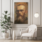 St Maximilian Kolbe Matte Canvas Print - Religious Wall Art