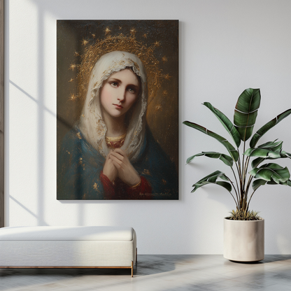 Memorare Matte Canvas Print - Religious Wall Art