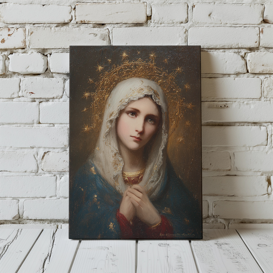 Memorare Matte Canvas Print - Religious Wall Art