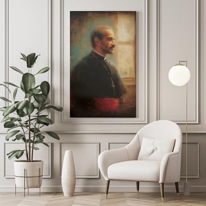 Prayer for Priests Matte Canvas Print - Religious Wall Art