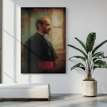 Prayer for Priests Matte Canvas Print - Religious Wall Art