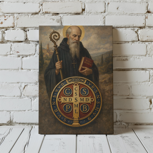 Renunciation of Spirits Matte Canvas Print - Religious Wall Art