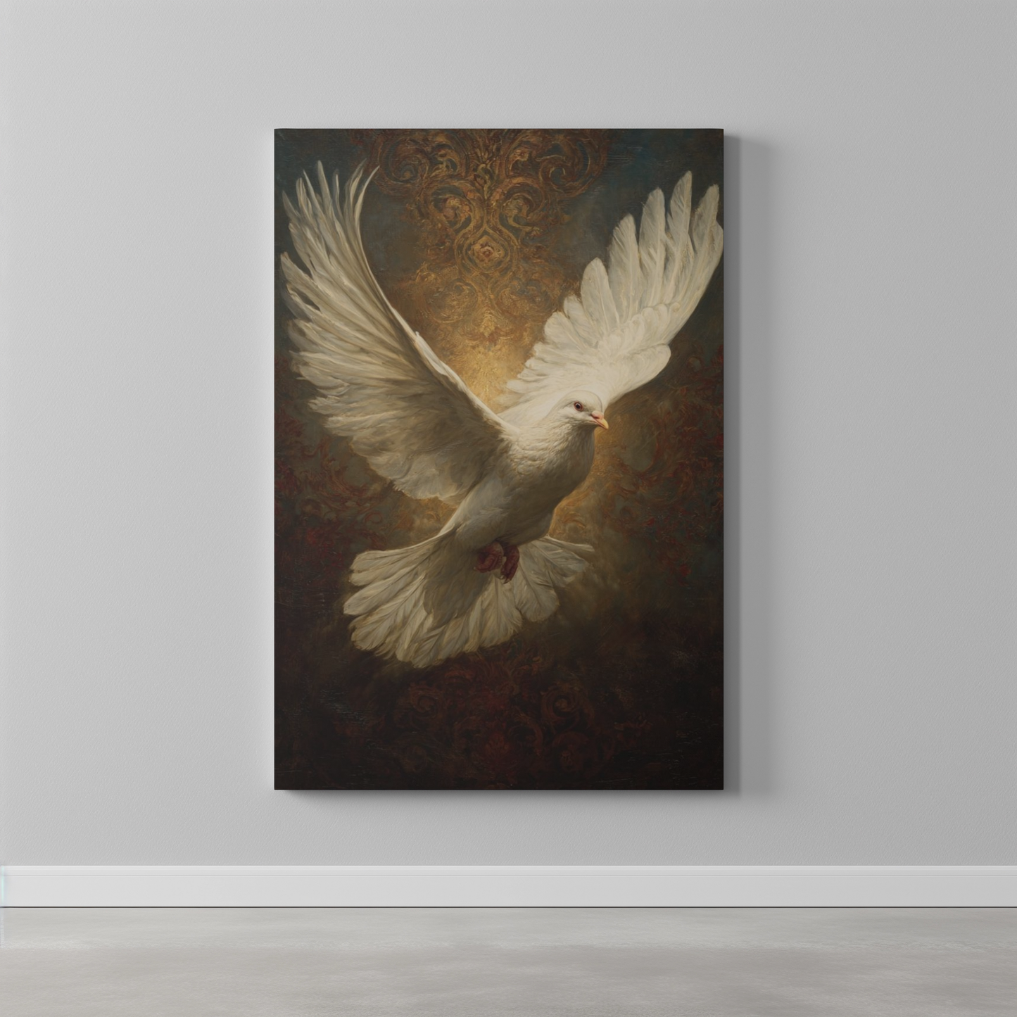 Holy Spirit Matte Canvas Print - Religious Wall Art
