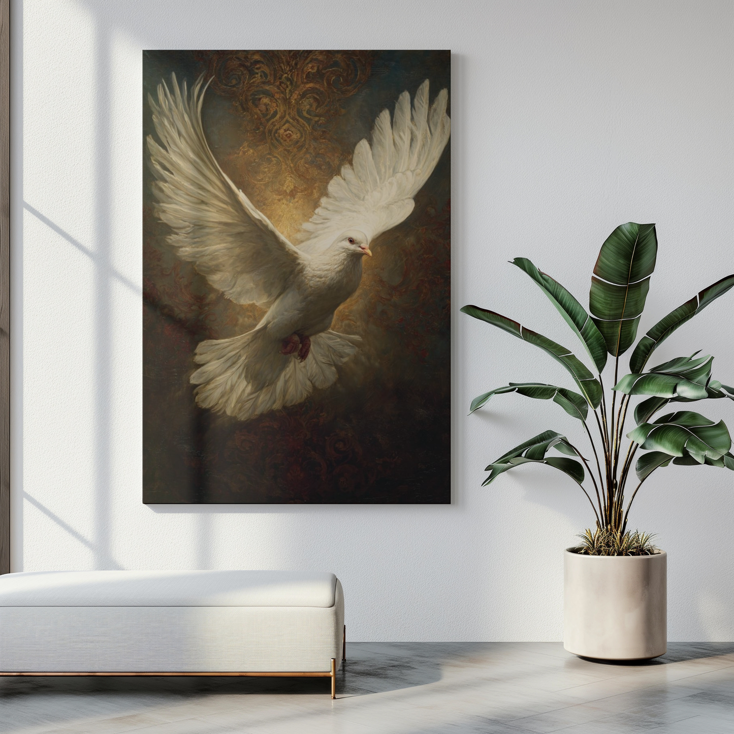 Holy Spirit Matte Canvas Print - Religious Wall Art