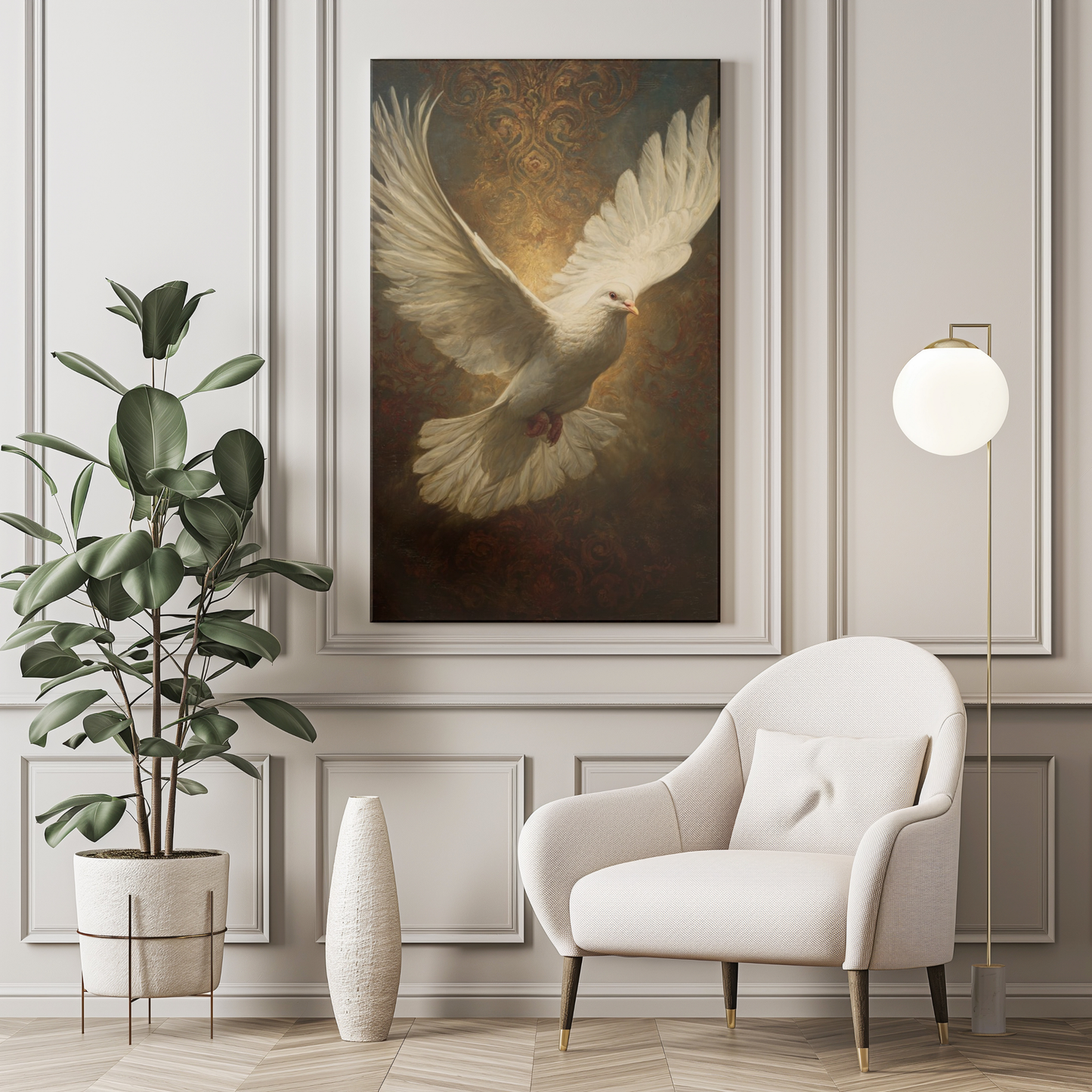 Holy Spirit Matte Canvas Print - Religious Wall Art