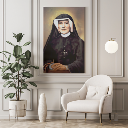 St Faustina Canvas Print - Religious Wall Art