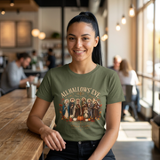 All Saints Day Tee Vintage Gothic Halloween Shirt All Hallows Eve Gift for Her Apparel