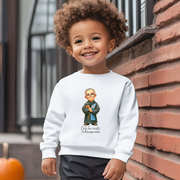 Saint Maximilian Kolbe Toddler Sweatshirt, Catholic Apparel for Kids