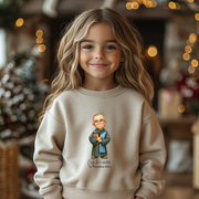Saint Maximilian Kolbe Toddler Sweatshirt, Catholic Apparel for Kids