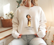 Saint Gianna Molla Adult Sweatshirt, Catholic Gift, Faith Apparel in 13 Colors