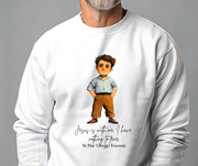 Soft Cute Saint Pier Giorgio Frassati Adult Sweatshirt  Catholic Gift  Faith Apparel in 13 Colors