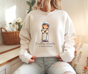 St. Teresa of Calcutta Adult Sweatshirt, Catholic Gift, Faith Apparel in 13 Colors
