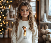 Saint Gianna Molla Kids Sweatshirt, Catholic Gift, Faith Apparel in 4 Colors