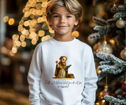 Stylish Cute Saint Augustine Kids Sweatshirt  Catholic Gift  Faith Apparel in 4 Colors