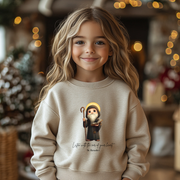 Saint Benedict Toddler Sweatshirt, Catholic Apparel for Kids
