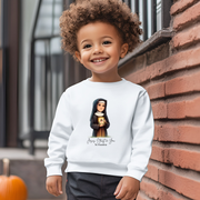 St. Faustina Toddler Sweatshirt, Divine Mercy Catholic Kids Apparel