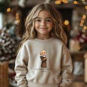 Padre Pio Toddler Sweatshirt, Catholic Kids Apparel
