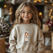 Mother Teresa Toddler Sweatshirt, Catholic Kids Apparel