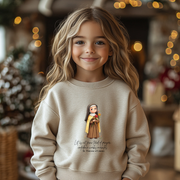Saint Thérèse Toddler Sweatshirt, Catholic Apparel for Kids, Faith-Based Gift