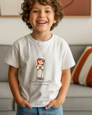 Cute Mother Teresa Toddler T-Shirt, Catholic Kids Tee, Kindness & Compassion Shirt, Christian Gift