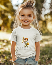 Saint Joan of Arc Toddler T-Shirt, Catholic Kids Tee, Courage & Faith Shirt