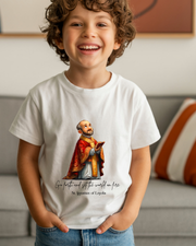 Saint Ignatius of Loyola Toddler Shirt, Catholic Tee for Kids, Faith-Based Gift