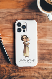 St. Gianna Molla Phone Case, Tough Magnetic Case, Inspirational Quote