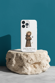 Saint Francis Phone Case, Tough Magnetic Case, Spiritual Gift, Artful Protection, Nature Lover Accessory, Unique Smartphone Cover
