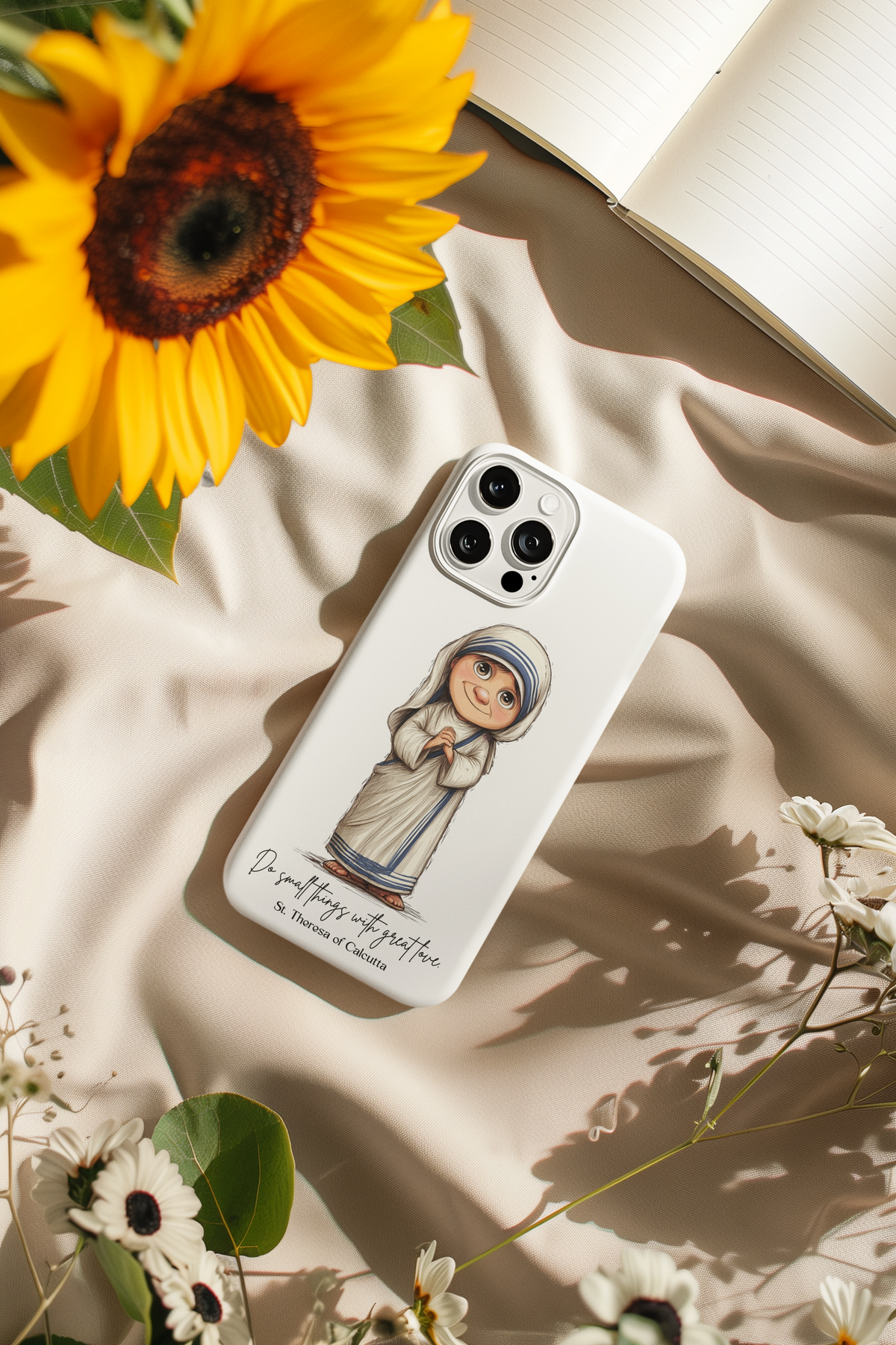 St. Teresa of Calcutta Phone Case, Tough Magnetic Case, Inspirational Quote