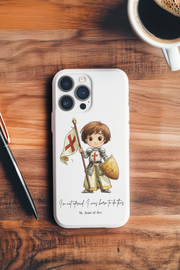 St Joan of Arc Phone Case, Tough Magnetic Case, Inspirational Quote