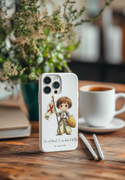 St Joan of Arc Phone Case, Tough Magnetic Case, Inspirational Quote