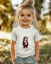 St. Faustina Toddler T-Shirt, Divine Mercy Catholic Kids Tee