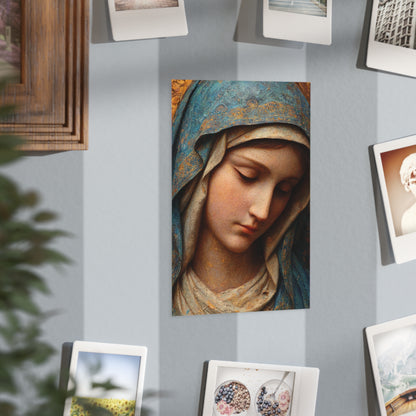 Blessed Virgin Mary Print — Religious Wall Art (Unframed)