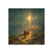 Three Magi Print, Christian Wall Art, Epiphany Decor, Wise Men Journey to Jesus (Frame Not Included)