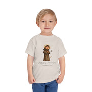 Saint Francis of Assisi Toddler Shirt, Catholic Tee for Kids, Faith-Based Gift