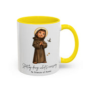 Saint Francis of Assisi Mug, Catholic Gift, Faith-Inspired Coffee Cup