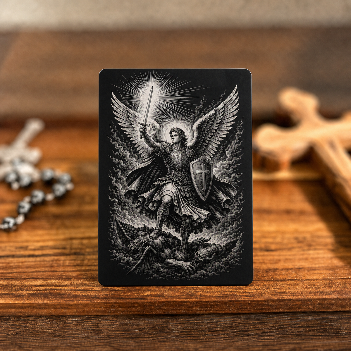 CLASSIC VERSION St. Michael -PREMIUM METAL