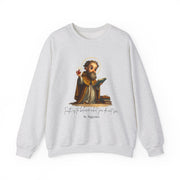 Stylish Cute Saint Augustine Adult Sweatshirt  Catholic Gift  Faith Apparel in 13 Colors
