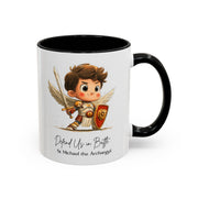 Cute Saint Michael the Archangel Mug  Catholic Gift  Faith-Inspired Coffee Cup
