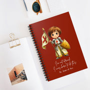 Saint Joan of Arc Journal, Catholic Notebook, Faith-Inspired Writing Gift