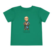 Saint Maximilian Kolbe Toddler Shirt, Catholic Tee for Kids, Faith-Based Gift