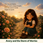 Avery and the Storm of Worries — interior page preview
